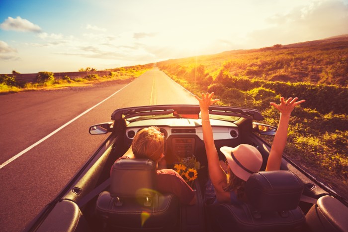 Road trip trips destination honeymoon journey small