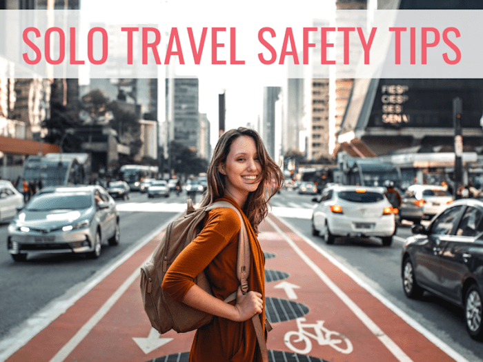 Safety tips travel business travelers women life international female during choose businesstravellife road logo board way article