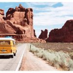 Road trip date car couple roadtrip happy love romance riding open highway adventure